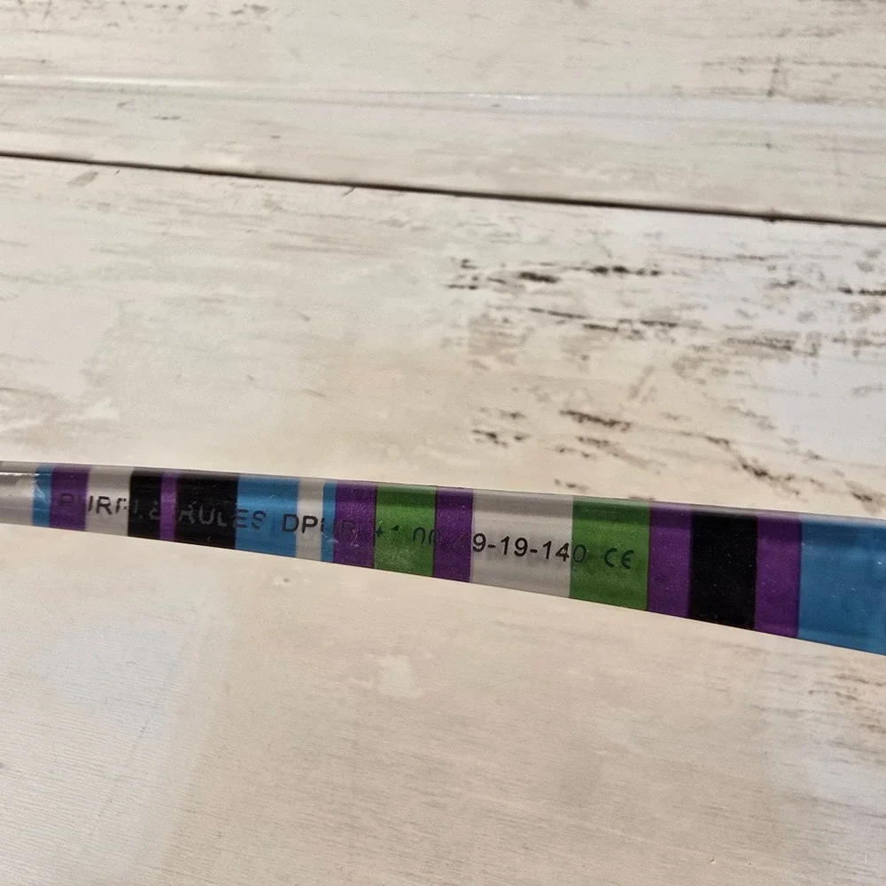 Hard‎ Candy Purple Rules DPUR +1.00 Reading Glasses Striped Temples 49-19-140